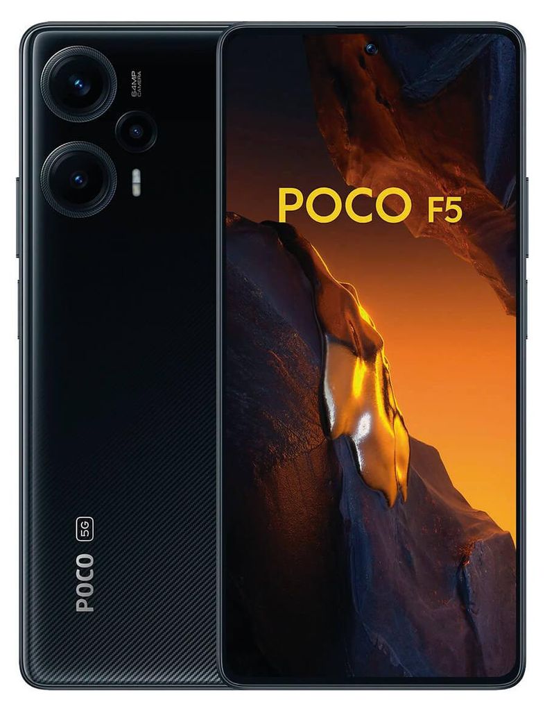 Xiaomi Poco F5 5G 12 GB/256 GB Schwarz (Black) Dual-SIM Produktbild 