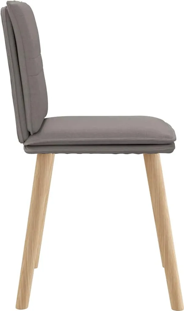 Offerta Set 2 Sedie vidaXL Taupe - Tessuto Resistente e Prezzo Shock - 4