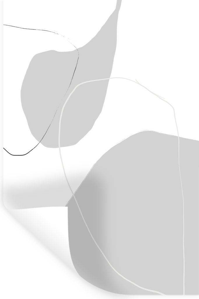 MuchoWow Wandtattoo Wandsticker Wandaufkleber Pastell - Abstrakt - Design 80x120 cm Selbstklebend und Repositionierbar - Repositionierbar - Wasse...