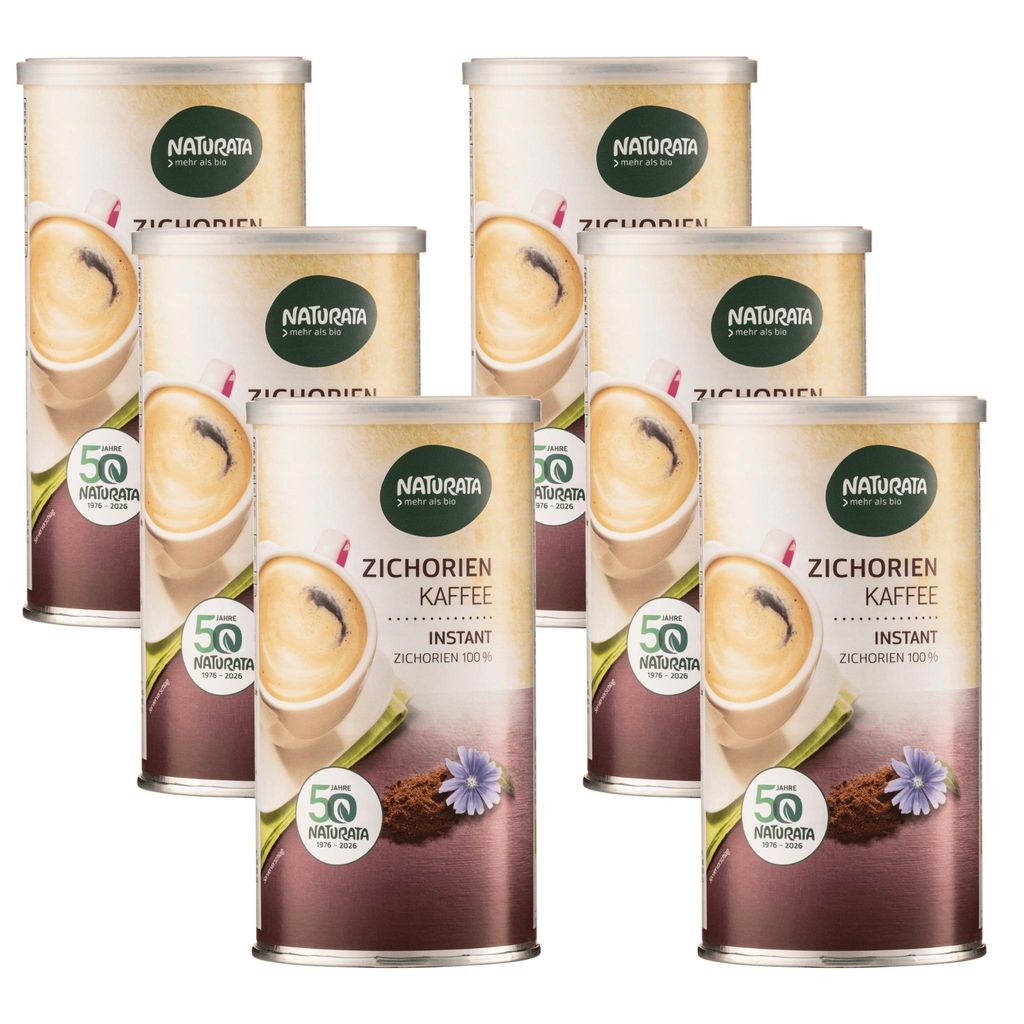 Naturata  Zichorienkaffee, instant, Dose (6 x 110 gr) Produktbild 