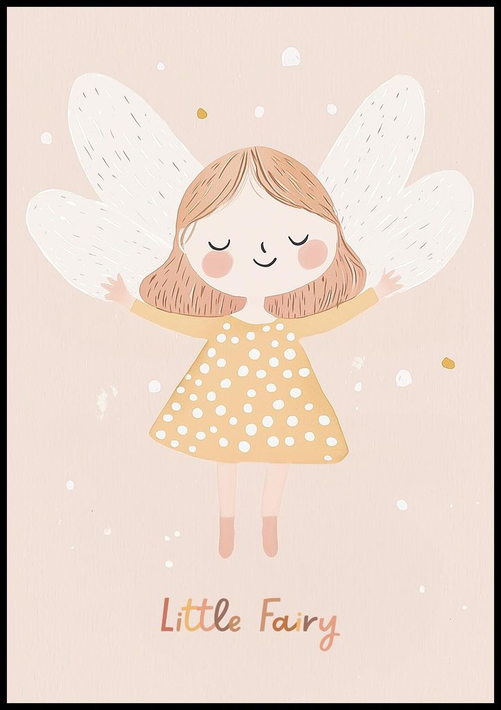Plakat 70x100cm Muster für Kinder, Mädchen fürs Kinderzimmer - Kleinkind