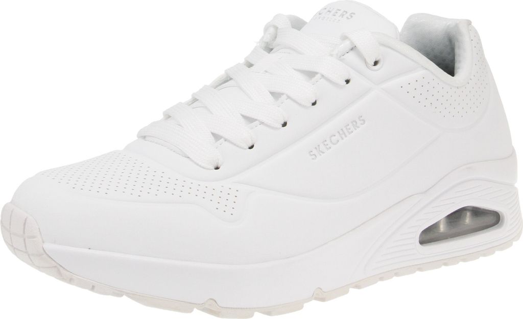 Skechers 52458 Uno Stand On Air - Herren Schuhe Sneaker - W-Weiß, Größe:48.5 EU