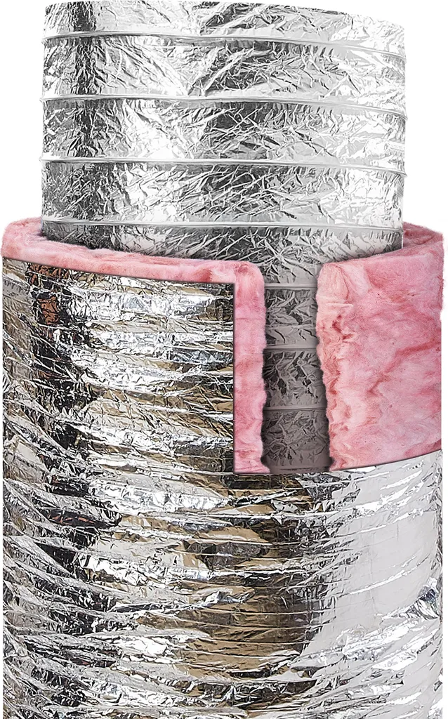 Tuyau Flexible Anti-Condensation pour Ventilation - Isolé 152 mm R-6.0