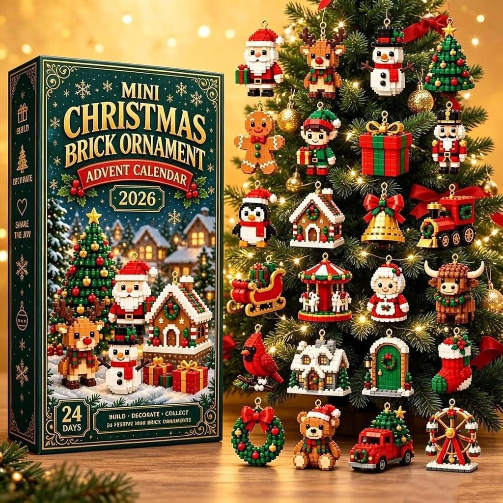 Mini Christmas Brick Ornament Adventskalender 2026 Produktbild 
