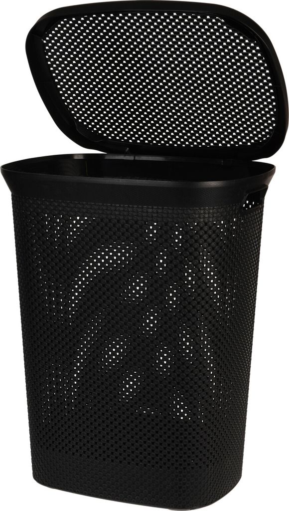 Wäschekorb Wäschebox Wäschetruhe mit Deckel 60L Produktbild 