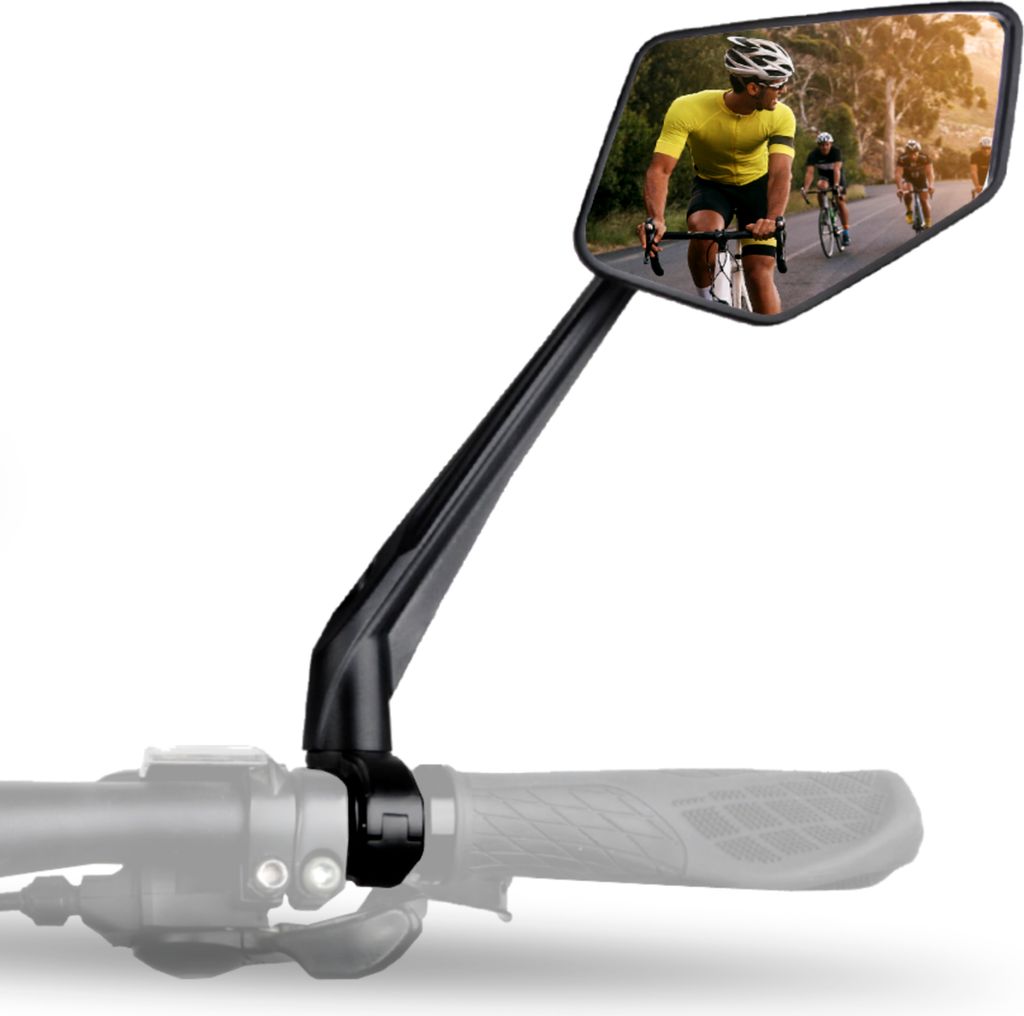 BALOU Fahrradspiegel mit extra großer Spiegelfläche und Produktbild 