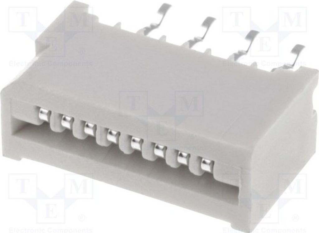 5x Steckverbinder: FFC (FPC) THT PIN: 8 gerade verzinnt DS1020-01-08BT1 FFC (FPC