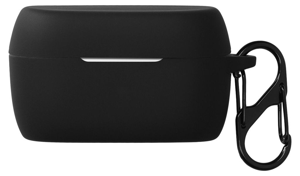 kwmobile Schutzhülle für Jabra Elite 4 (not for Elite 4 Active) Hülle - TPU Silikon Case für Kopfhörer Ladecase - stoßfestes Cover mit Karabi...