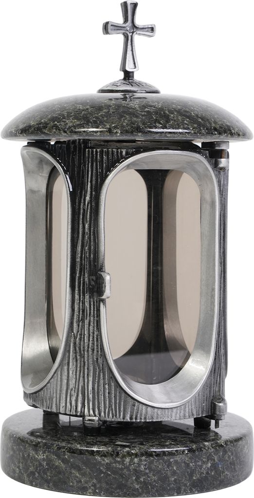 Grablampe mit Kreuz Silber Blue Night Produktbild 