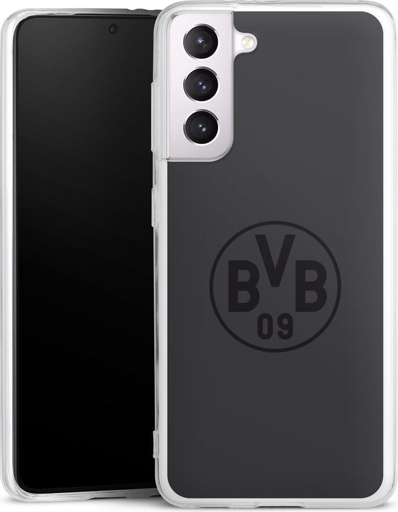 DeinDesign Handyhülle für Samsung Galaxy S21 5G Silikon Hülle Case Smartphone Schutzhülle BVB Borussia Dortmund Logo