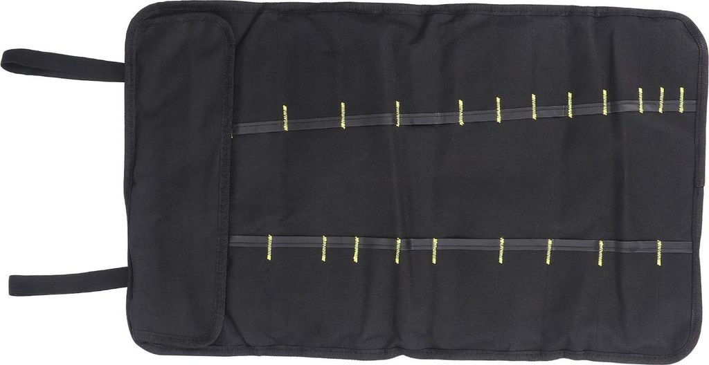 Werkzeugrolle mit Taschen, tragbar, wasserdicht, aus Canvas, multifunktional, aufrollbar, Organizer