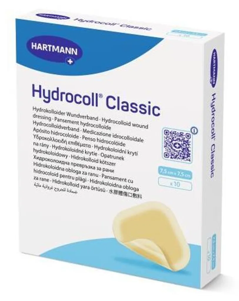Cicatriser sans Douleur avec le Pansement Hydrocoll Classic 7,5x7,5 cm x10