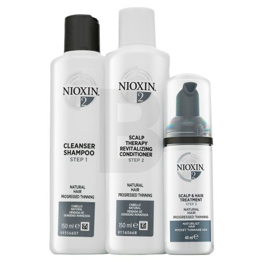 Nioxin System 2 Trial Kit Set gegen Haarausfall 150 ml + 150 ml + 40 ml