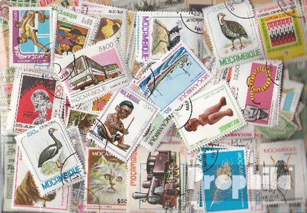 Briefmarken Mosambik 200 verschiedene Marken