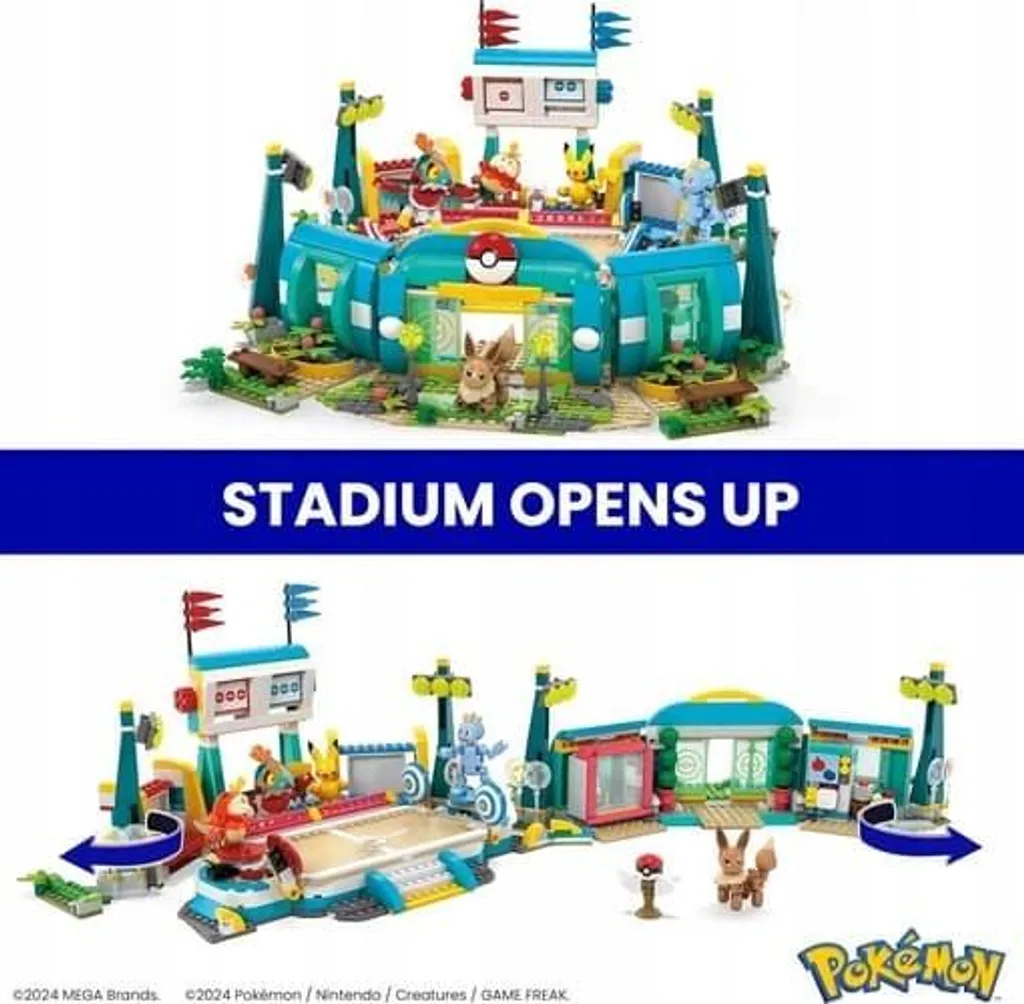 Stade d'entraînement MEGA Pokémon - Coffret de Construction Interactif - 13