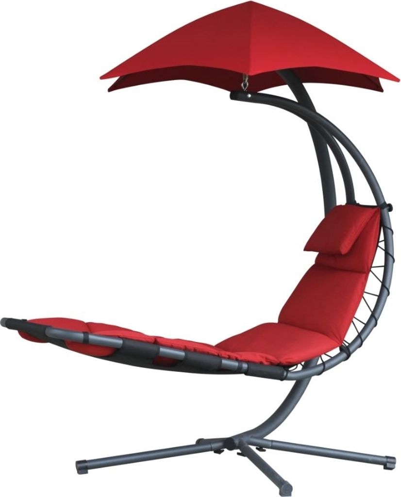 Vivere Hängesessel Hängemattenstuhl Hängestuhl Hängesitz Dream Chair Cherry Red