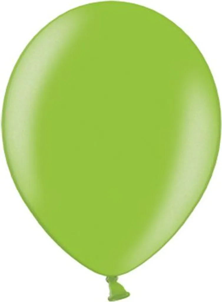 Ballons 23cm Metallic Lime Green - Sachet de 100 pièces pour Fêtes