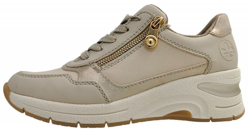Rieker Sneakers Laag  Sneakers Laag - Beige - Maat 39 Produktbild 