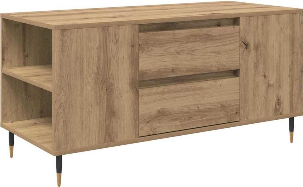 Couchtisch Artisan-Eiche 102 x 44,5 x 50 cm Holzwerkstoff