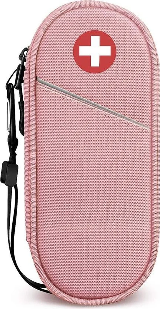 Trousse de Secours Médicaments Allergies et EpiPen Isotherme Rose