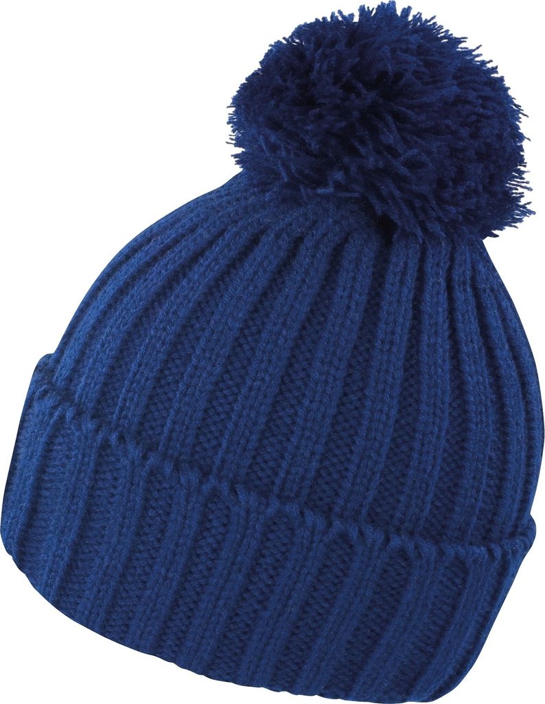 Result Uni Winter Essentials Bommelmütze RW3705 (Einheitsgröße) (Marineblau)