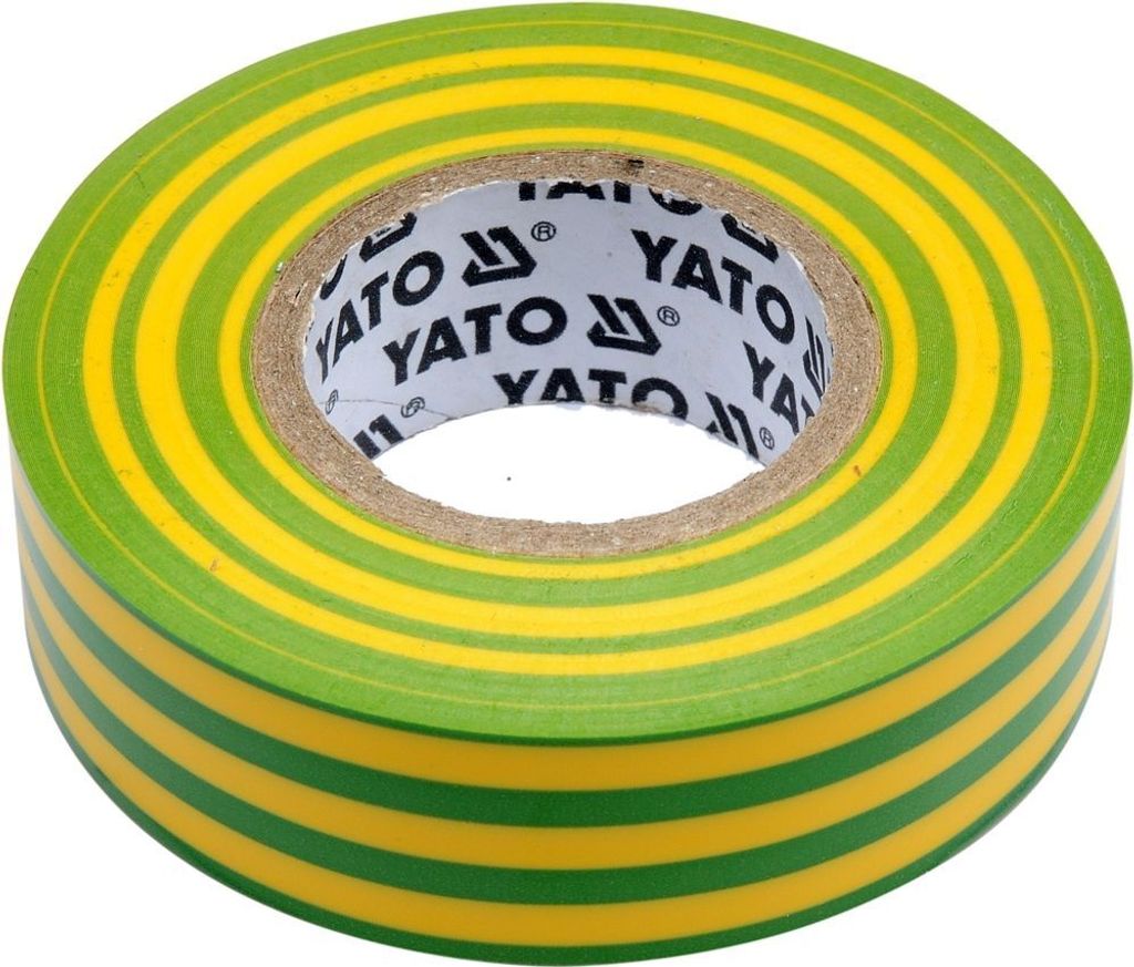 YATO Isolierband 19mm x 20m Gelb-Grün Produktbild 
