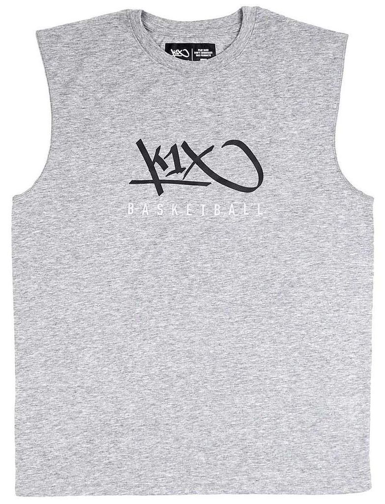 K1X Hardwood | Sleeveless Basketball Tee mk3, Farbe:Grau, Produktbild 