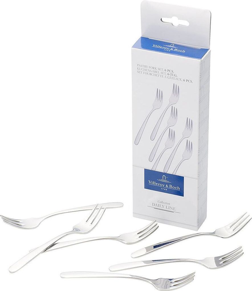 Villeroy & Boch Daily Line cake fork set, 6 szt., 147 mm Zdjęcie produktu 