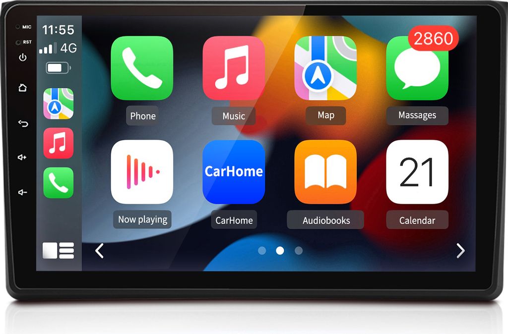 Einbau-Navigationsgeräte carplay Android13 Autoradio Für AUDI A4 2000-2009 GPS 9''Navi WIFI BT SWC RDS DAB 2+64G 4kern