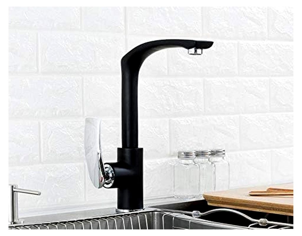 Küchenarmaturen, hoher Wasserhahn für Waschbecken, Badezimmer, heißes und kaltes Wasser, Einhand-Waschtischarmatur