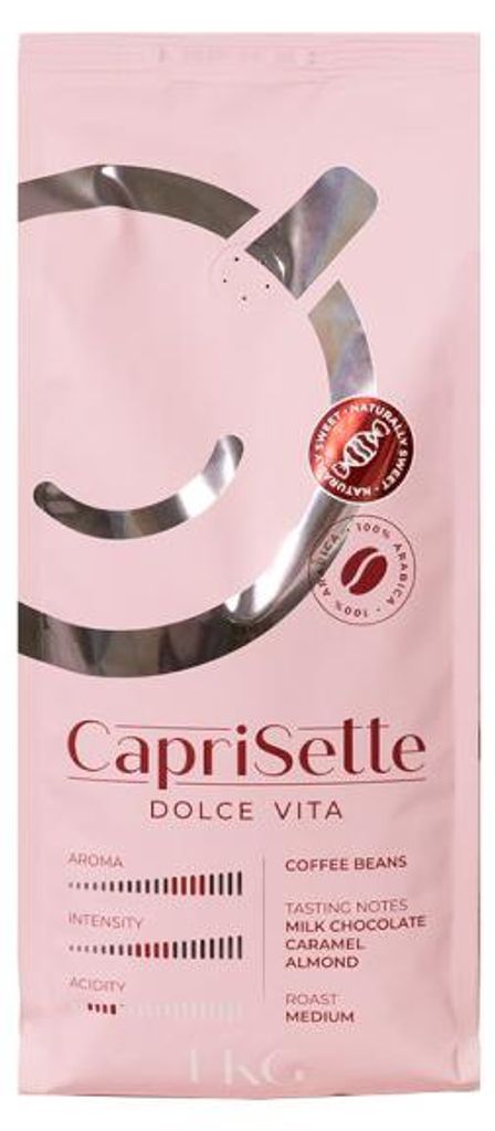 Grains de café Caprisette Dolce Vita, 1 kg Image du produit 