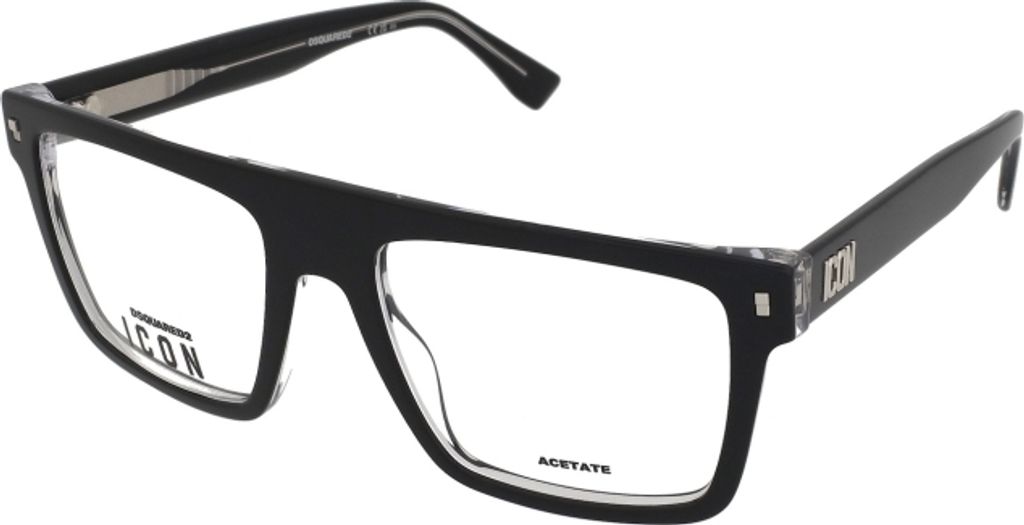 Dsquared2 ICON 0012 Black crystal 54/18/145 Herren Brillen