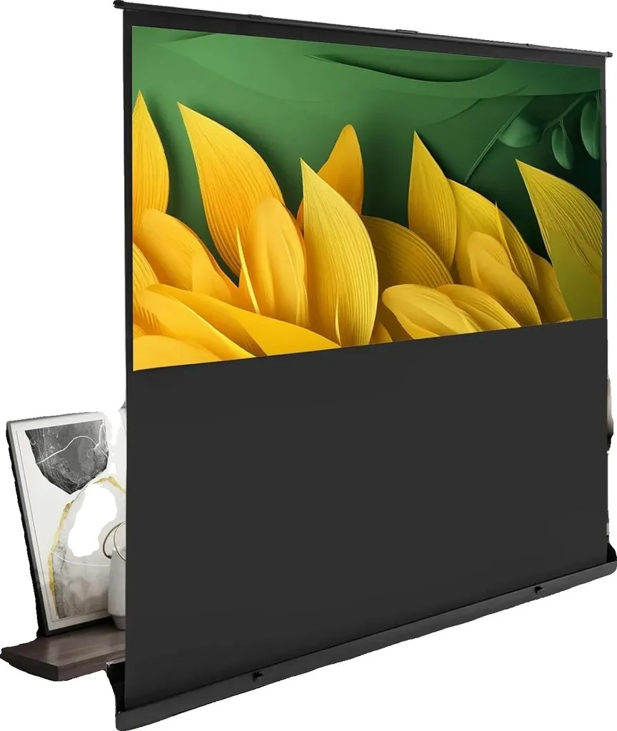 Écran vidéoprojecteur 160° de vision angle large et gain de luminosité 1,2