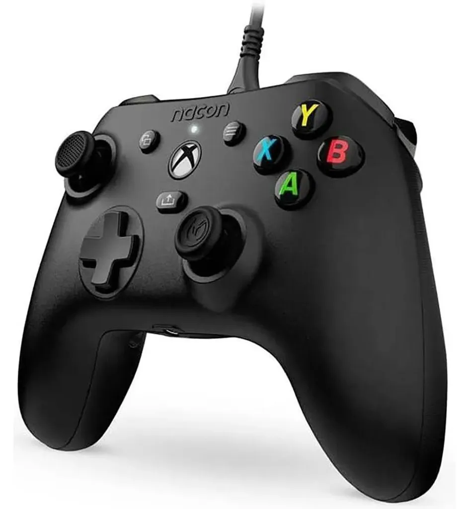 Manette Nacon EVOL-X Pro Filaire pour Xbox et PC, Noir - Précision Pro
