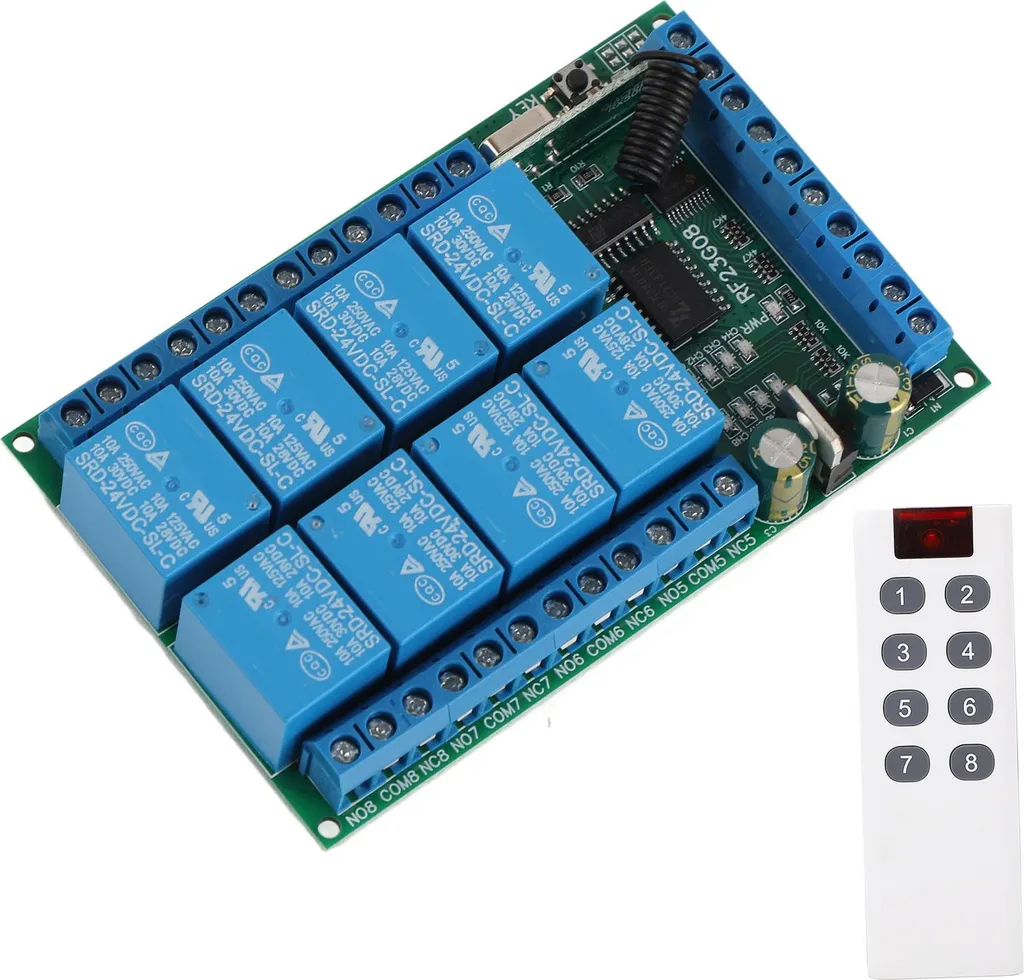 Module 8 canaux 433MHz 24V pour réparer ou étendre vos commandes RF - 5