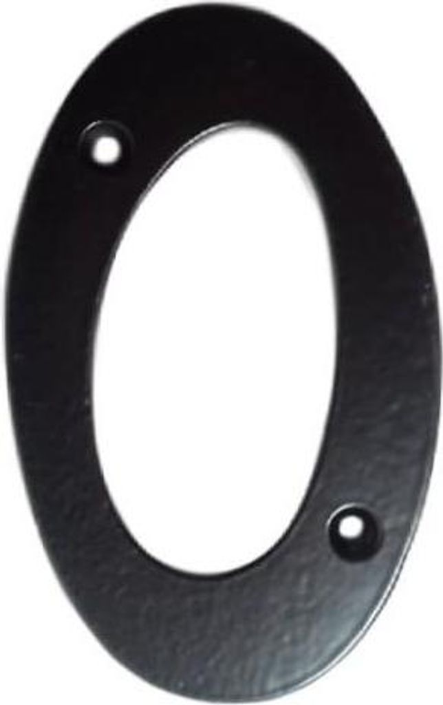 Nummer 0 Gb-2531_0 105X65Mm Schwarz