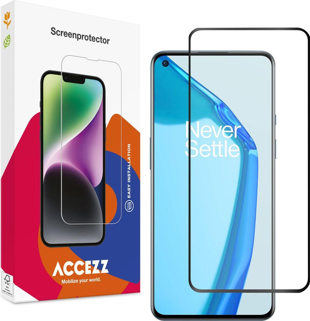 Accezz Protecteur d'écran en verre trempé pour le OnePlus 9 Image du produit 