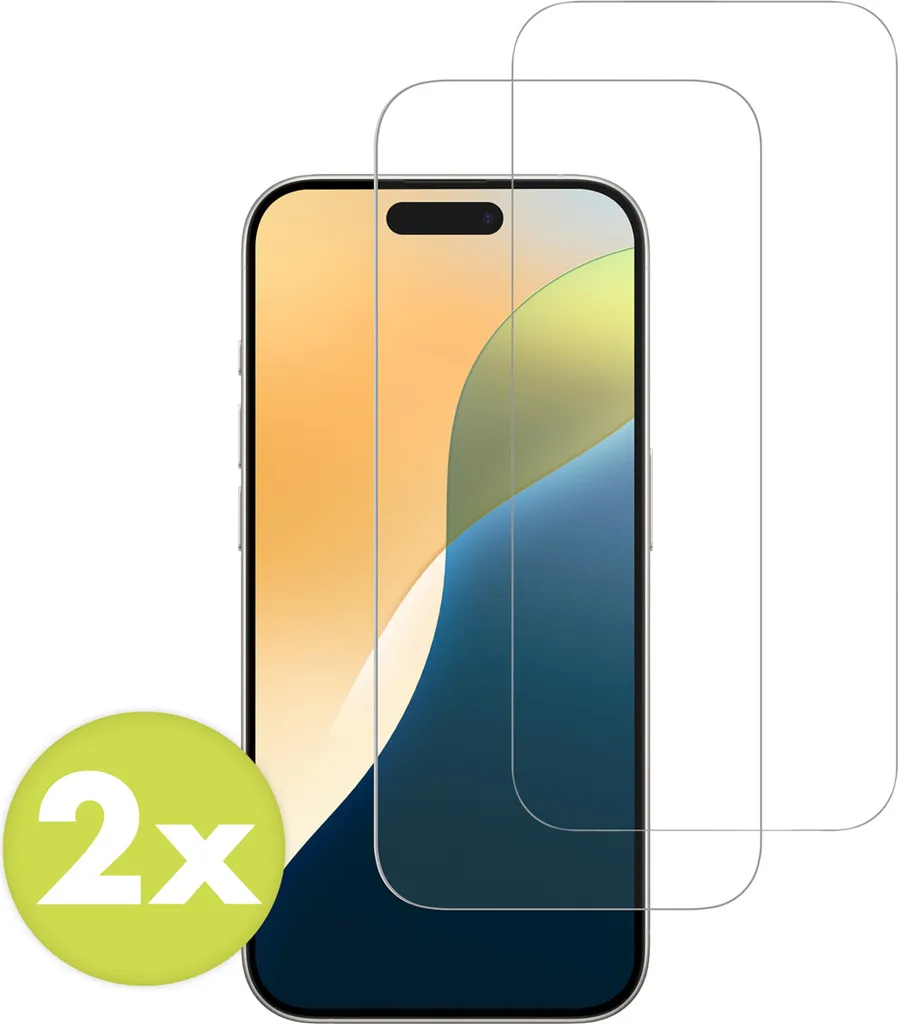 Pellicola Vetro iPhone 16 Pro Accezz 2 Pack - Protezione Display HD