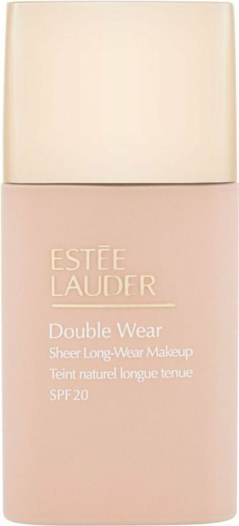 A product shot of a bottle of Estee Lauder Double Wear foundation.