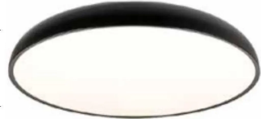 Plafonnier LED 30W Lamina Noir 44cm - Grand Format et Économie d'Énergie