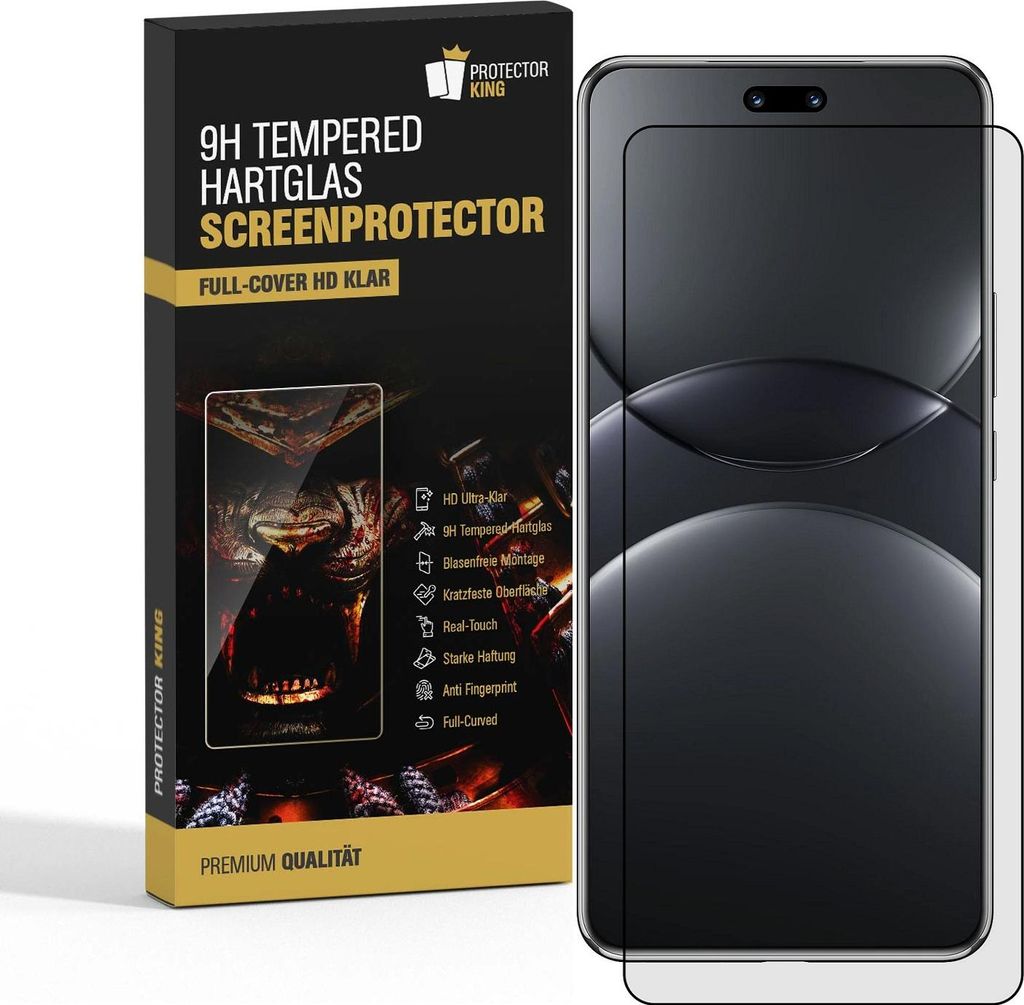 2x 9H Panzerglas für Huawei Nova 13 Pro Full-Curved HD klar echtes Tempered Glass Displayschutz Schutzglas Schutzfolie Screen-Protector
