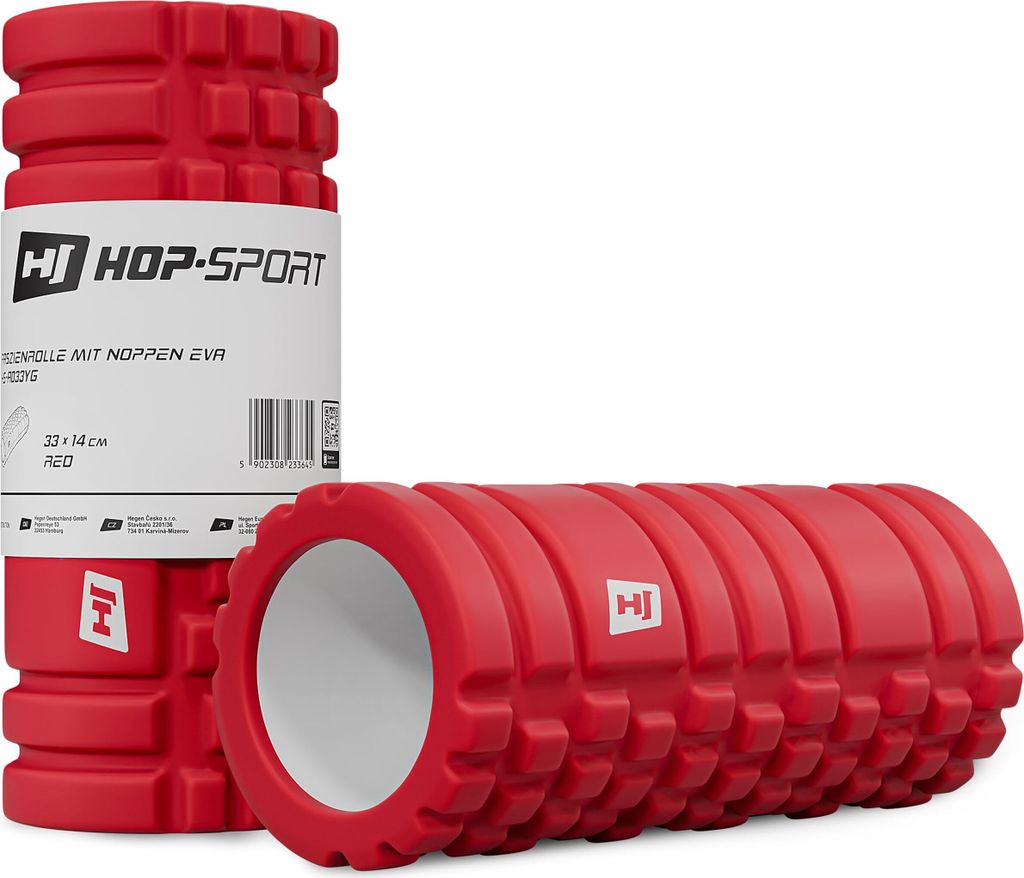 Hop-Sport Faszienrolle mit Noppen für Wirbelsäule, Beine, Produktbild 