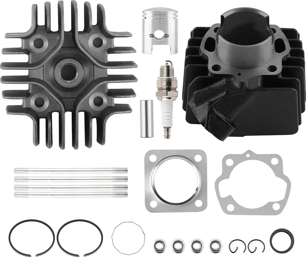 Haut moteur complet avec cylindre piston et culasse pour Suzuki LT50