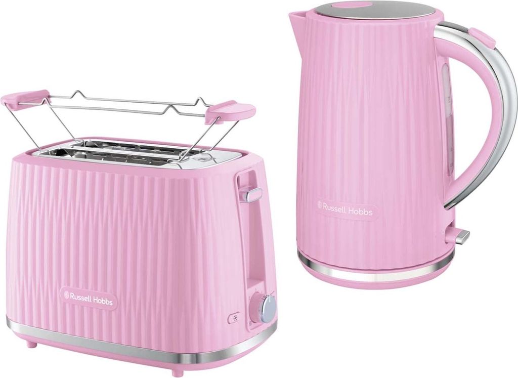 Raspberry, elektrische waterkoker en broodrooster, compact Productafbeelding 