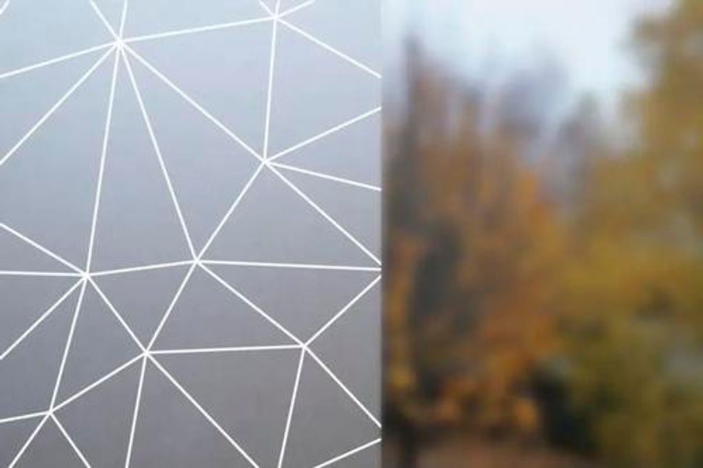 Fensterfolie Venilia Vitrostatic Polygon 45x150 cm