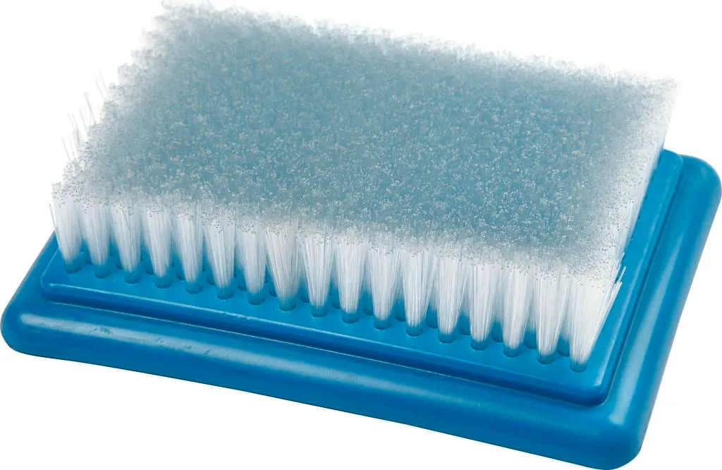 Brosse de piquetage 16x11 cm en poils denses pour feutrage manuel