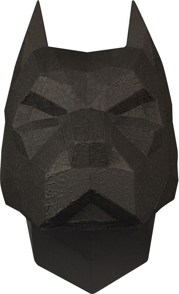 Pitbull Wandbüste, schwarz