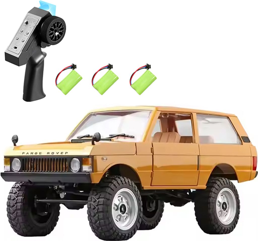 Ferngesteuertes Auto, ferngesteuerter Crawler im Massstab 1:12 fuer Kinder und Erwachsene, 2,4 GHz 4WD, wiederaufladbares ferngesteuertes Autospiel...