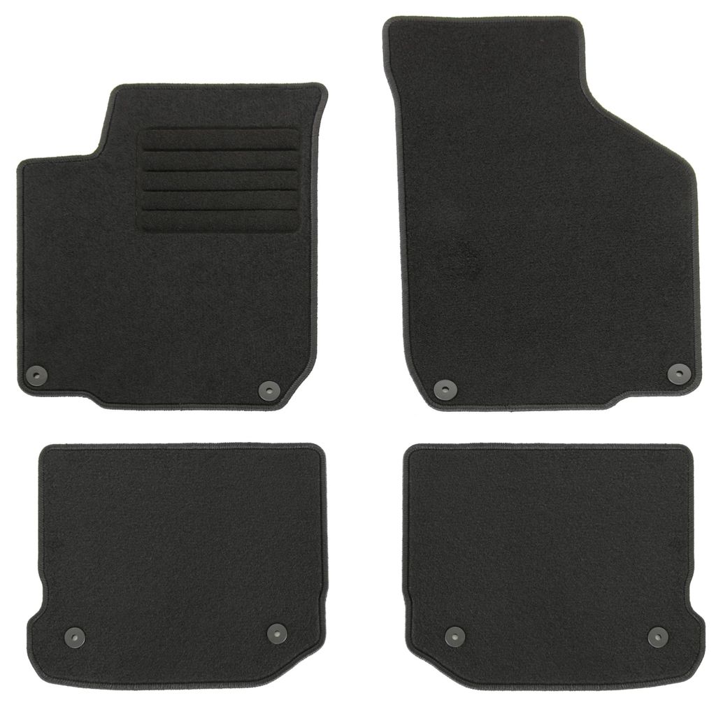 Fußmatten-Set für VW Golf 4 Limo + Variant, 06/2001-05/2003, 4-teilig, Schwarz