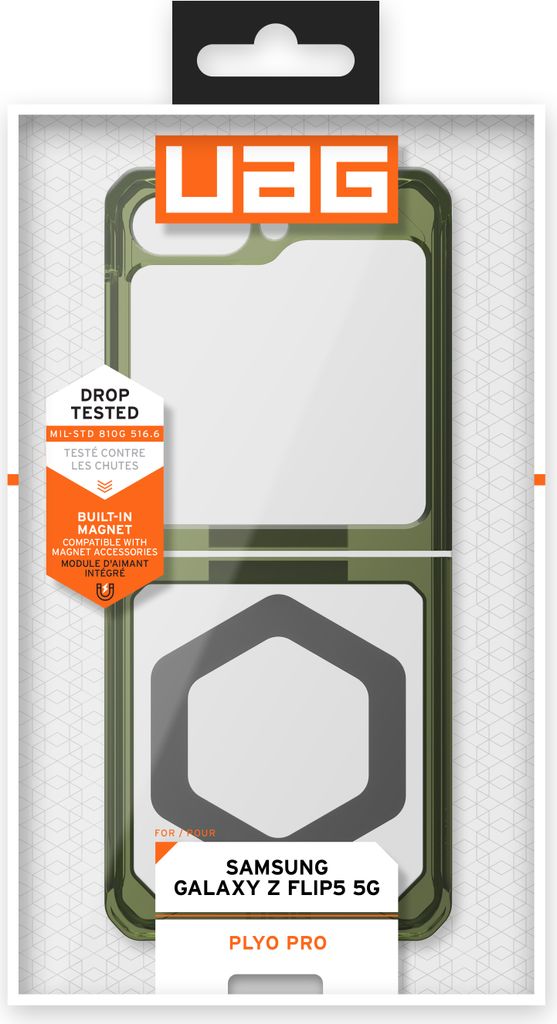 UAG Plyo Pro Hlle Samsung Galaxy Z Flip5 Oliv / Space Grau
